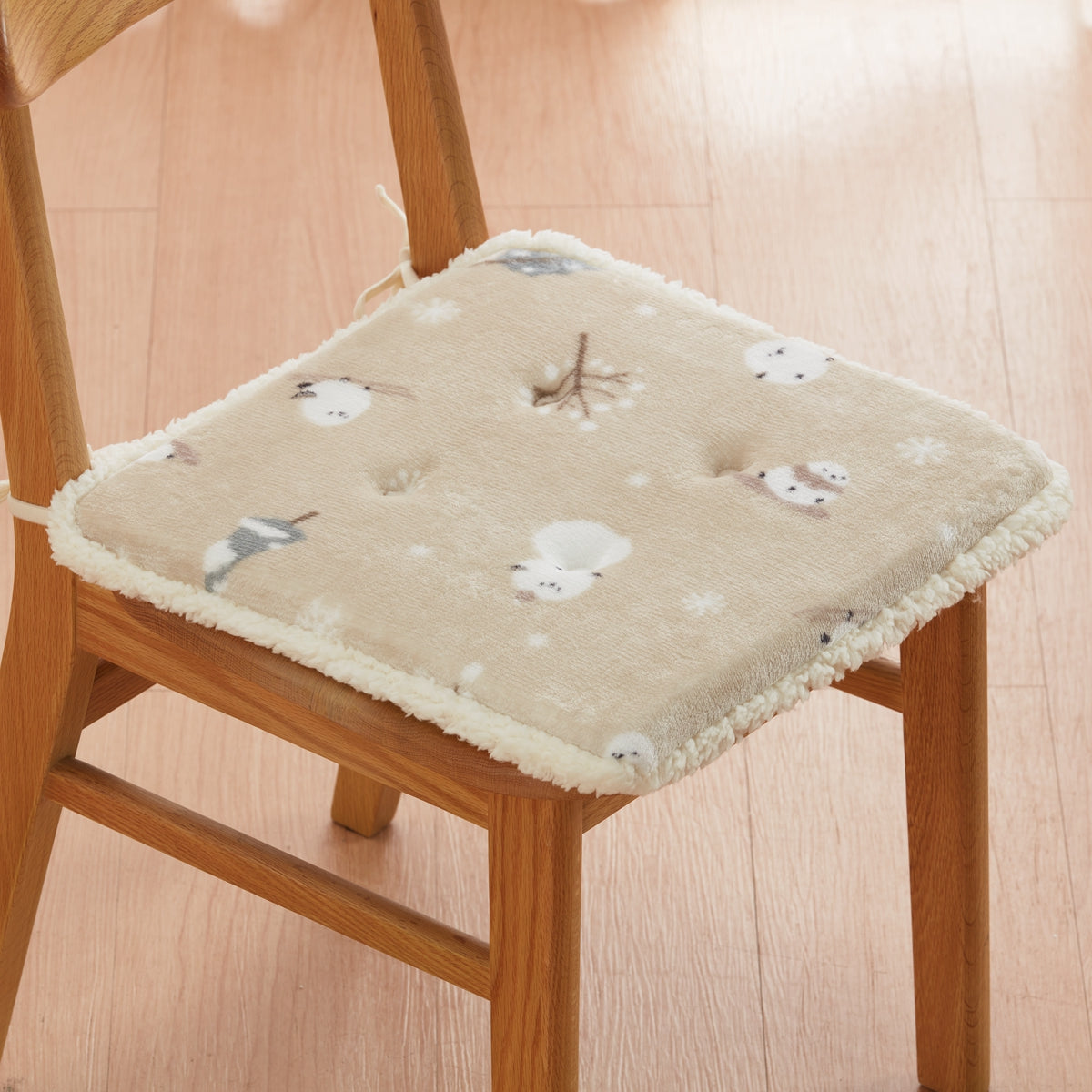 【家居】繫帶坐墊/加厚坐墊 小肥啾2501