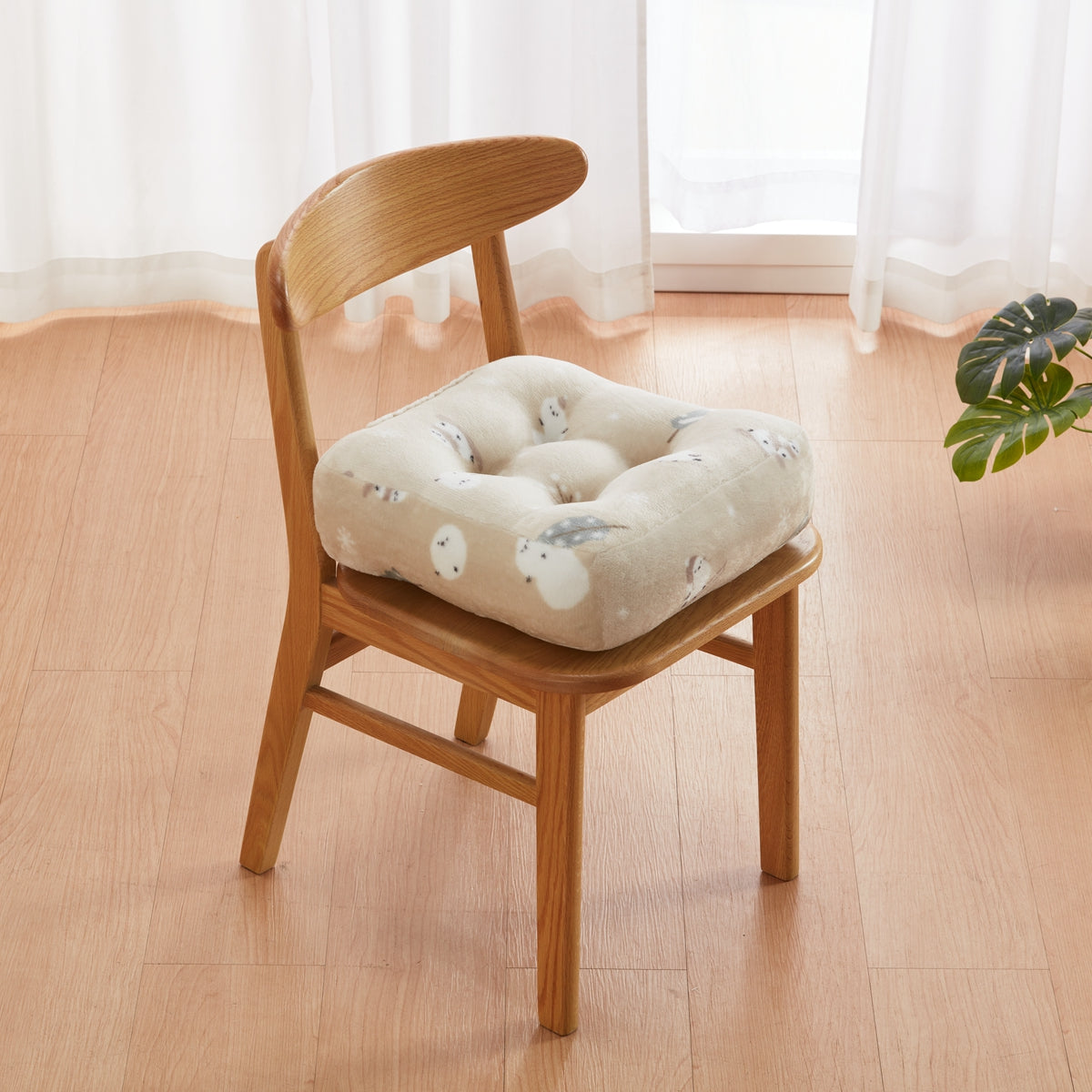 【家居】繫帶坐墊/加厚坐墊 小肥啾2501