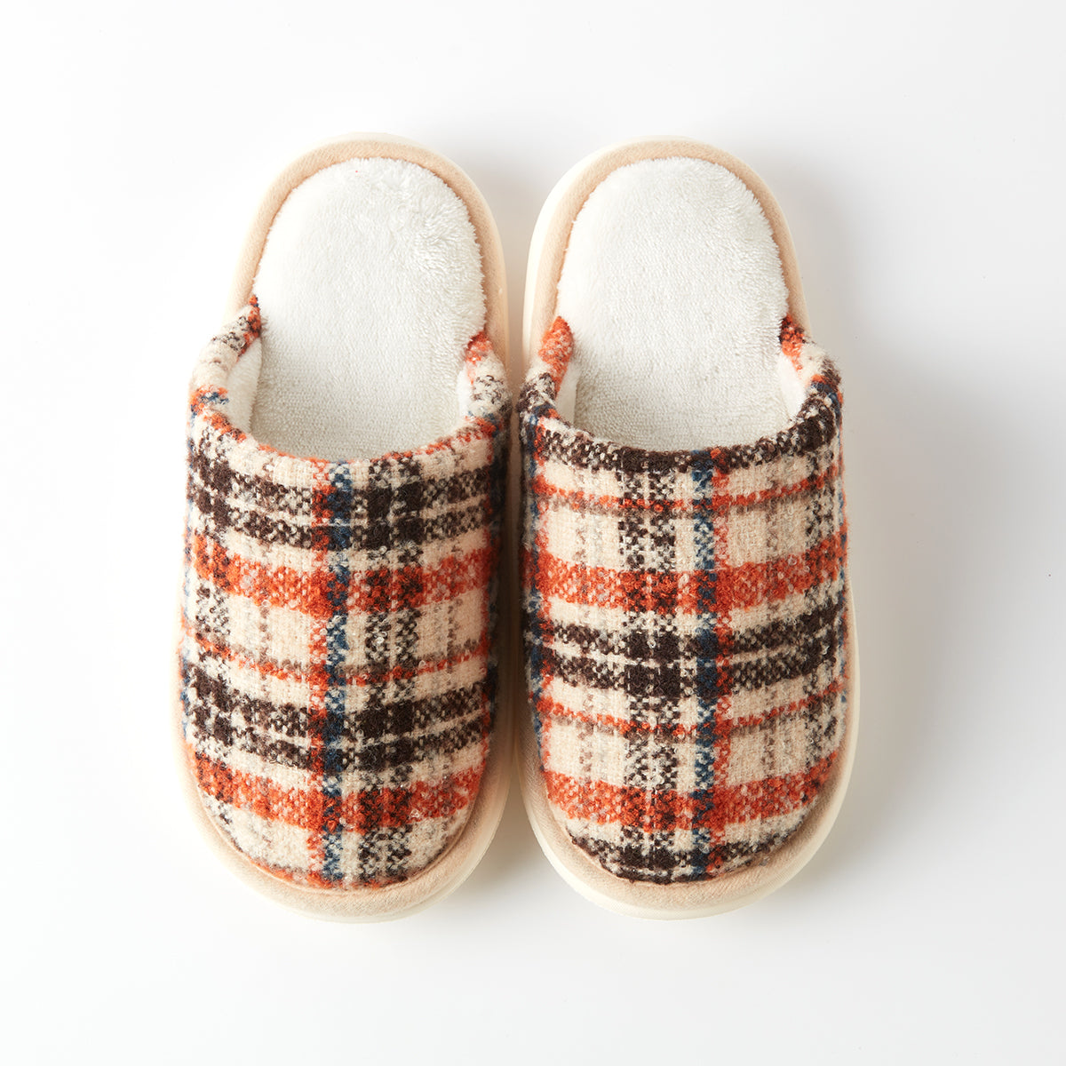 【家居】拖鞋 編織方格