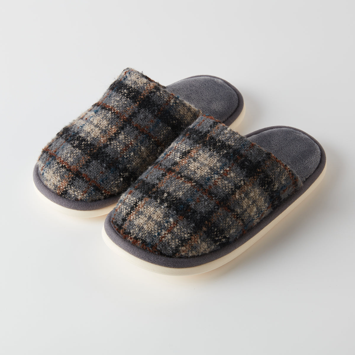 【家居】拖鞋 編織方格