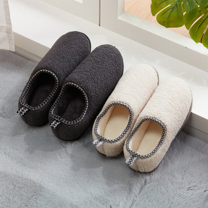 【家居】拖鞋 帶後跟泰迪絨2501