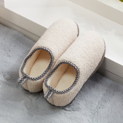 【家居】拖鞋 帶後跟泰迪絨2501