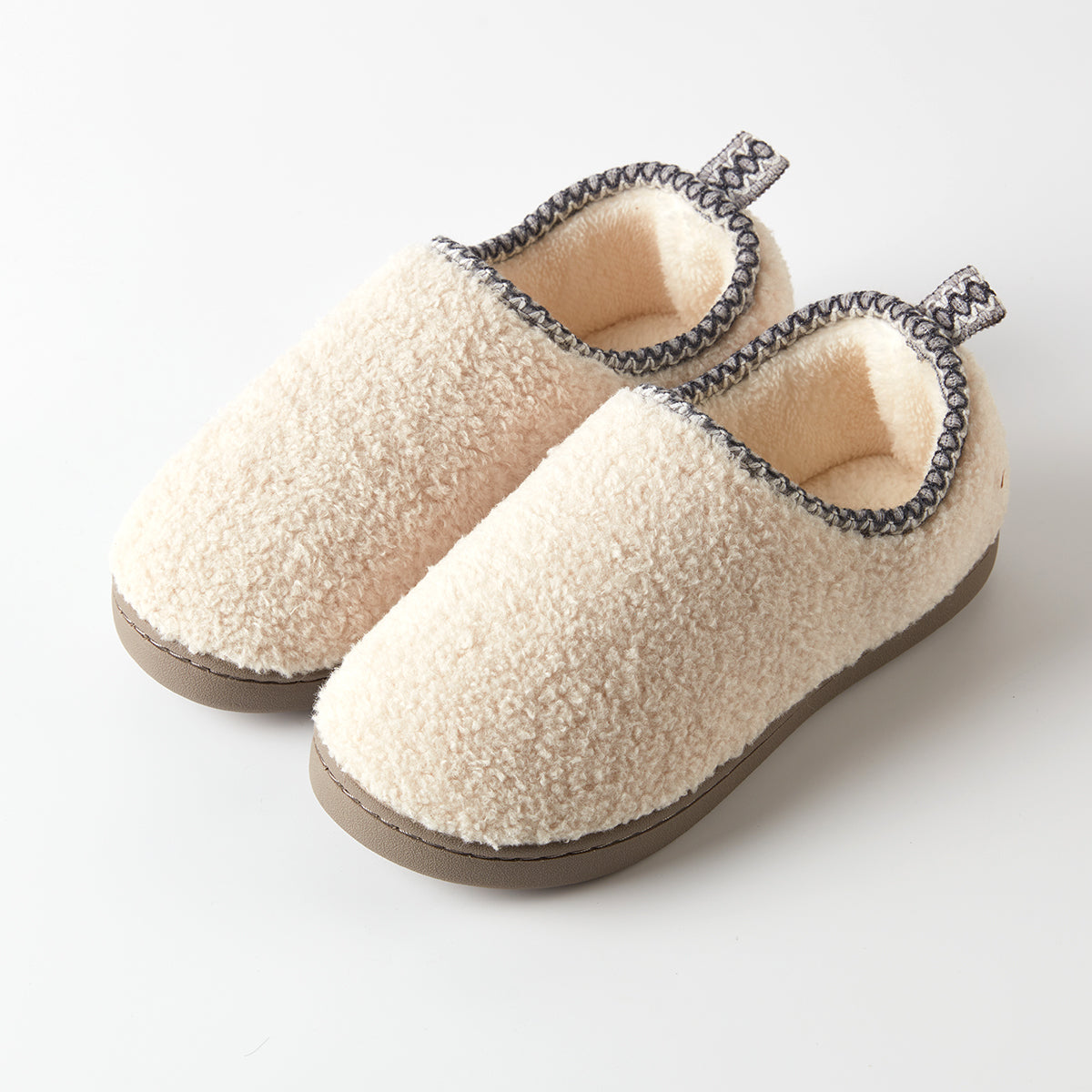 【家居】拖鞋 帶後跟泰迪絨2501