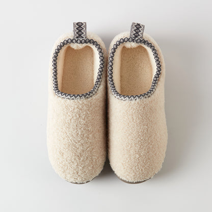 【家居】拖鞋 帶後跟泰迪絨2501