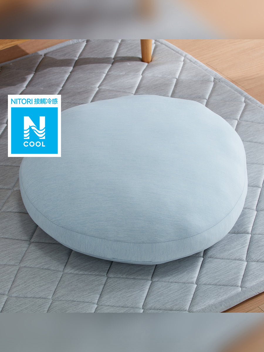 【家居】冷感繫帶坐墊/梳化墊/腰墊/椅墊/圓形抱枕 26BL