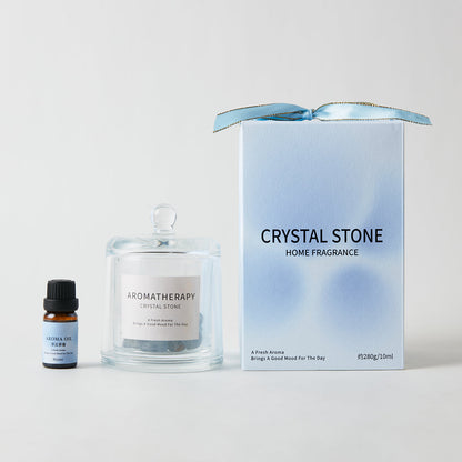 【家居】擴香水晶石 淺青