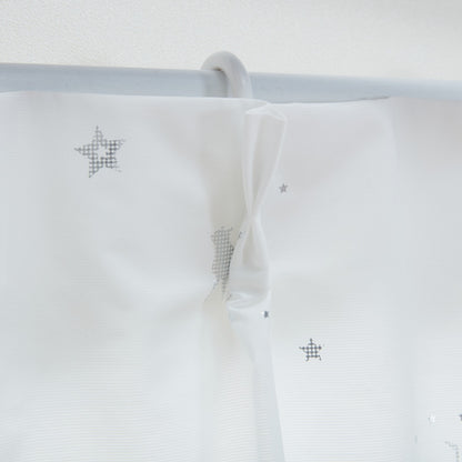 【家居】成品窗紗 FD小貓 WH
