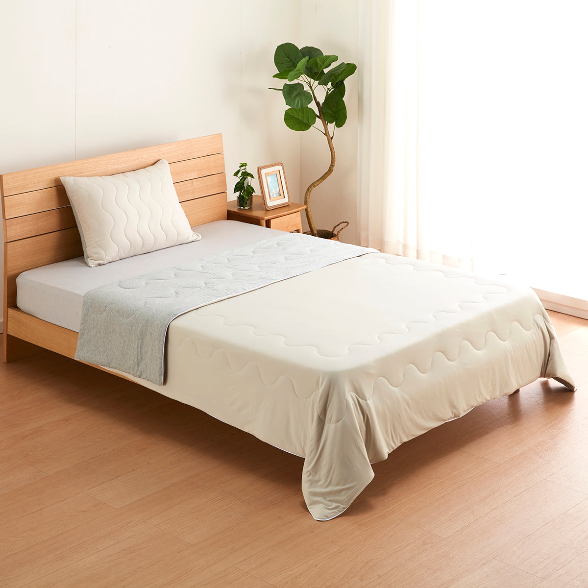 【家居】寢裝 棉花糖舒柔薄被/枕套