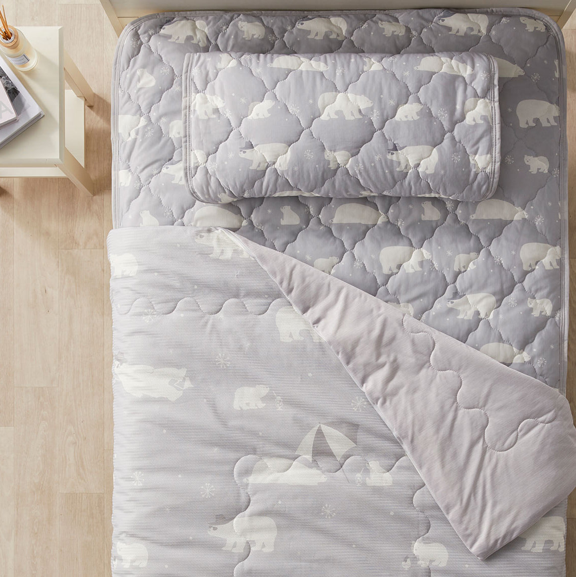 【家居】冷感 S2503 白熊系列床品 枕墊/毛巾被/床墊