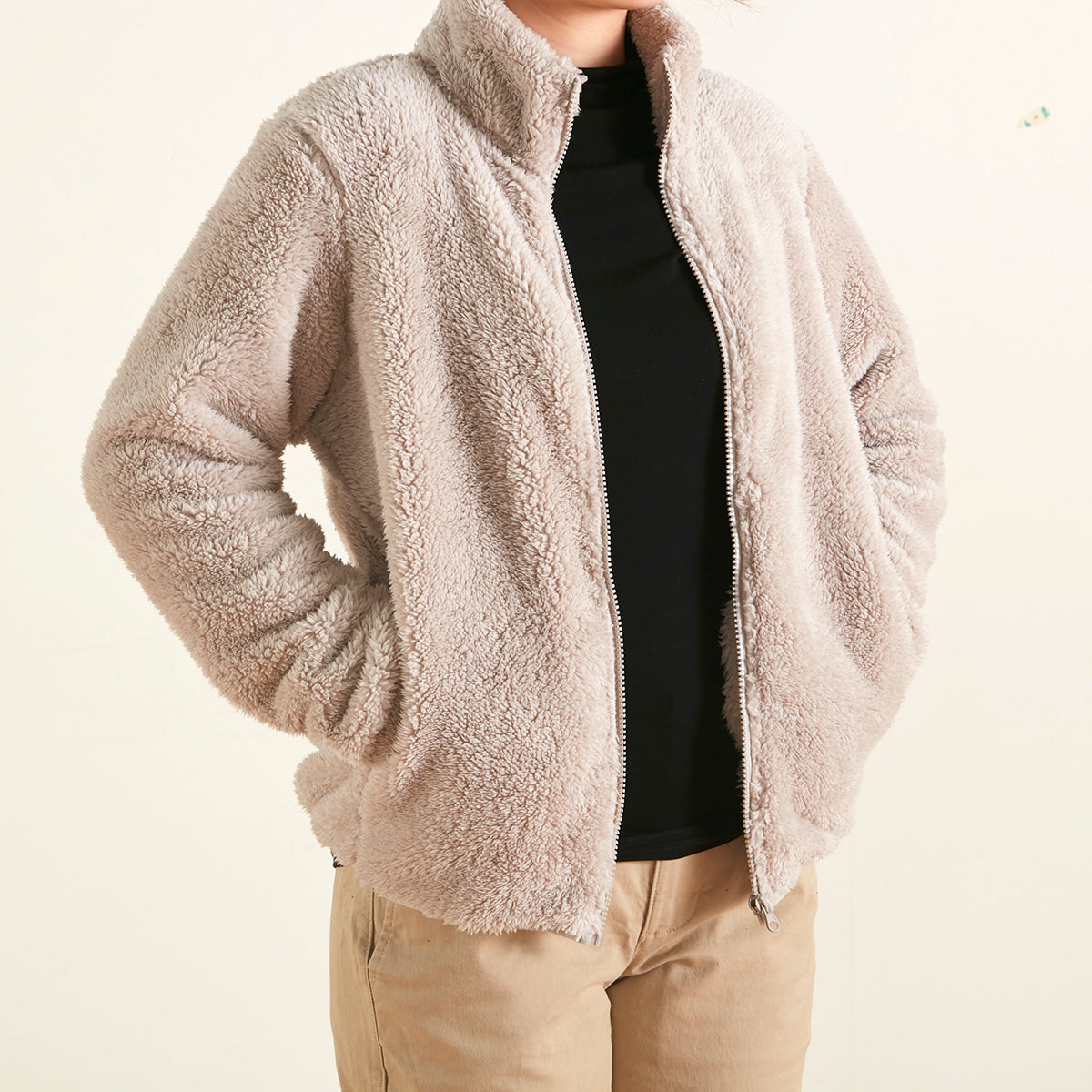 【家居】女士 長毛絨夾克 MO