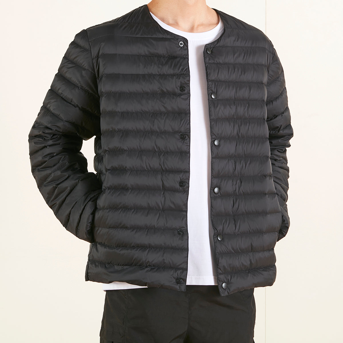 【家居】男士 羽絨夾克/馬甲 BK