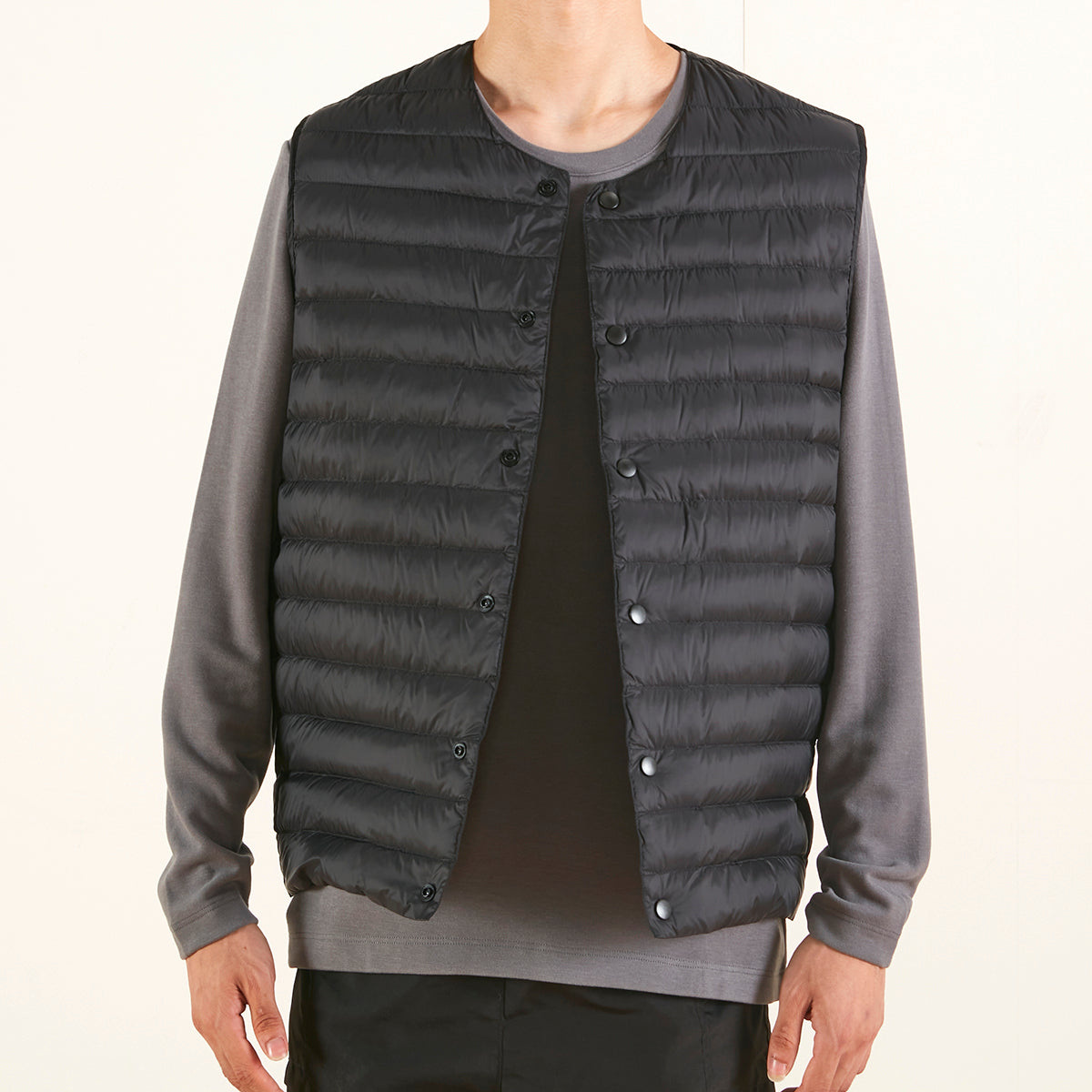 【家居】男士 羽絨夾克/馬甲 BK