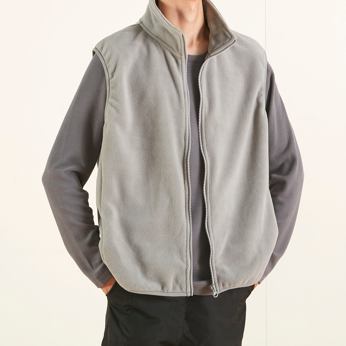 【家居】男士 搖粒絨馬甲 GY