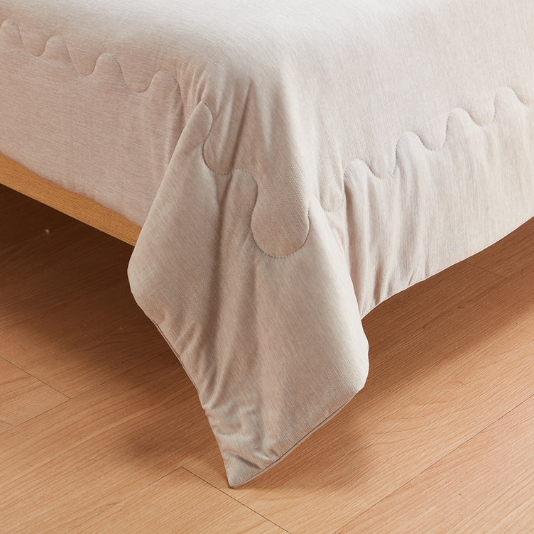 【家居】強冷感薄被S2502 摩卡色系列床品 薄被/毛巾被/床墊/枕墊