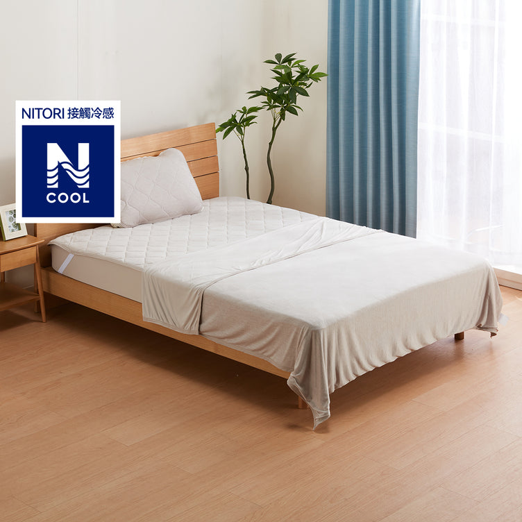 【家居】強冷感薄被S2502 摩卡色系列床品 薄被/毛巾被/床墊/枕墊