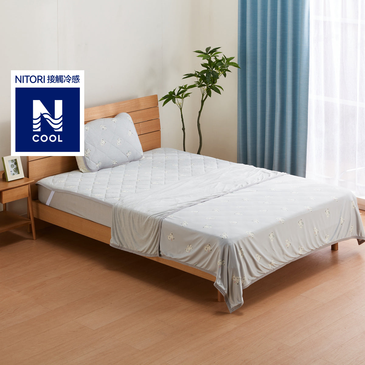 【家居】強冷感S25 泰迪熊系列床品 枕墊/薄被/毛巾被/床墊