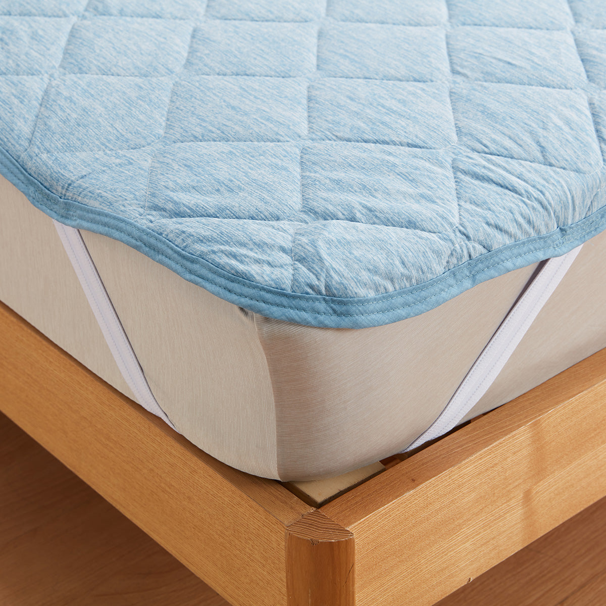 【家居】強冷感 S2502 藍色系列床品 枕墊/薄被/床墊