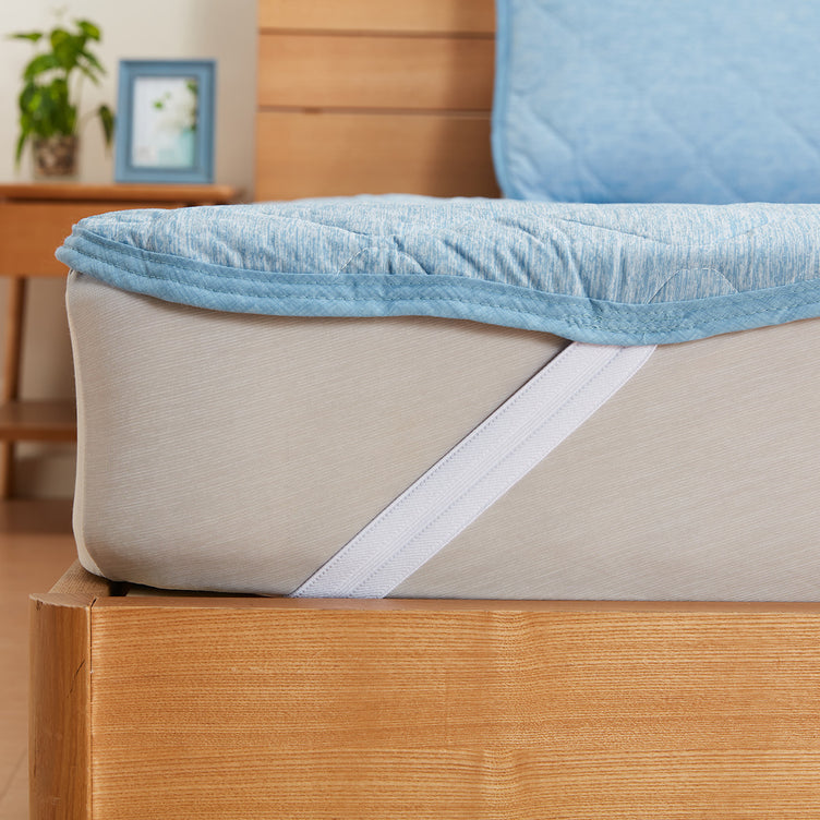 【家居】強冷感 S2502 藍色系列床品 枕墊/薄被/床墊