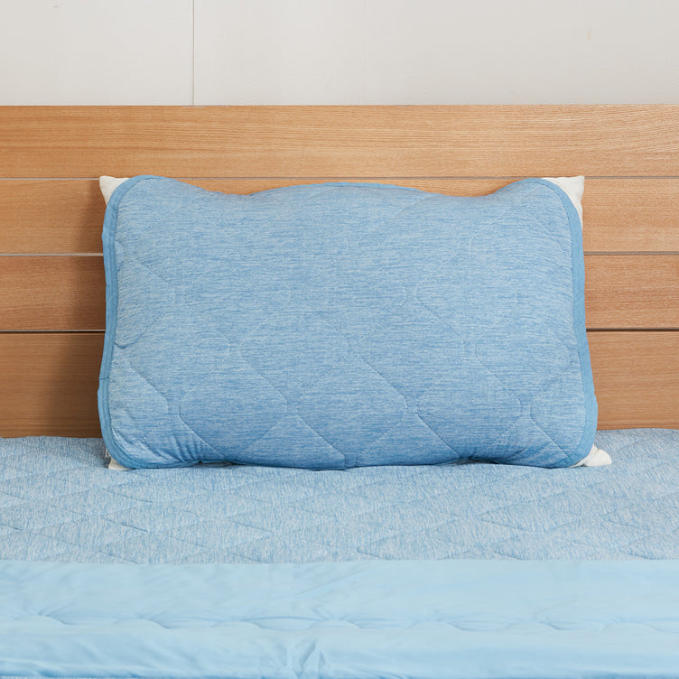 【家居】強冷感 S2502 藍色系列床品 枕墊/薄被/床墊