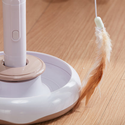 【家居】電動逗貓棒 羽毛