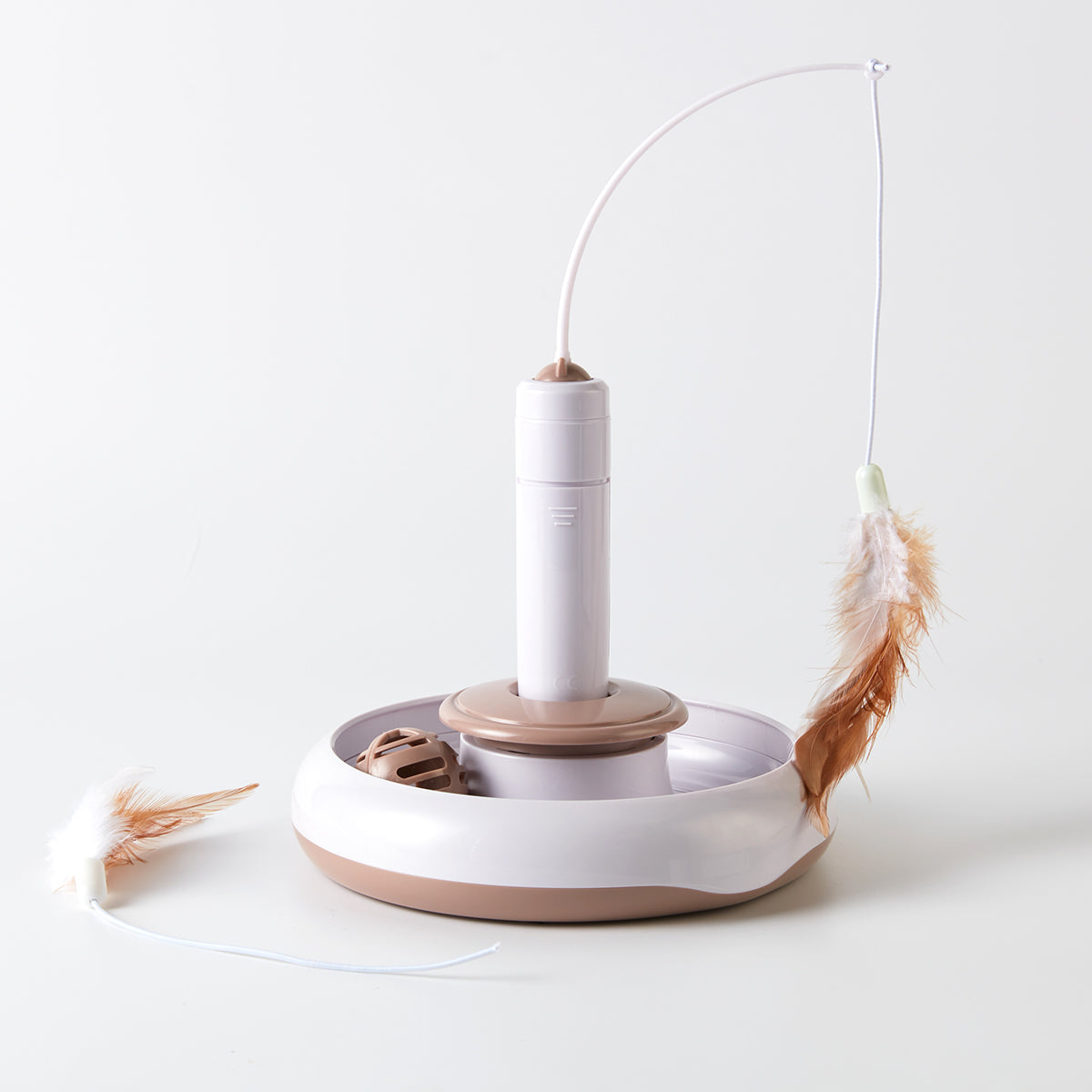 【家居】電動逗貓棒 羽毛