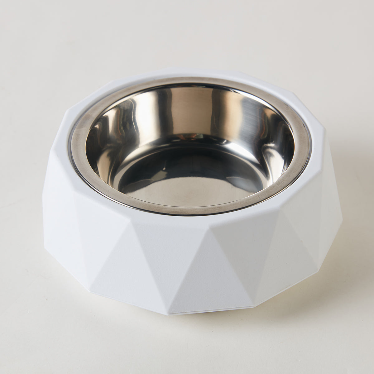【家居】寵物不銹鋼碗 白色