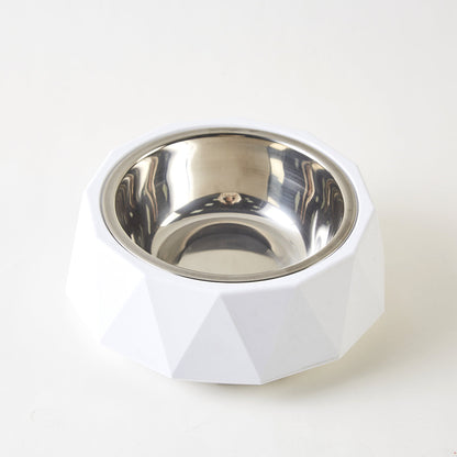 【家居】寵物不銹鋼碗 白色