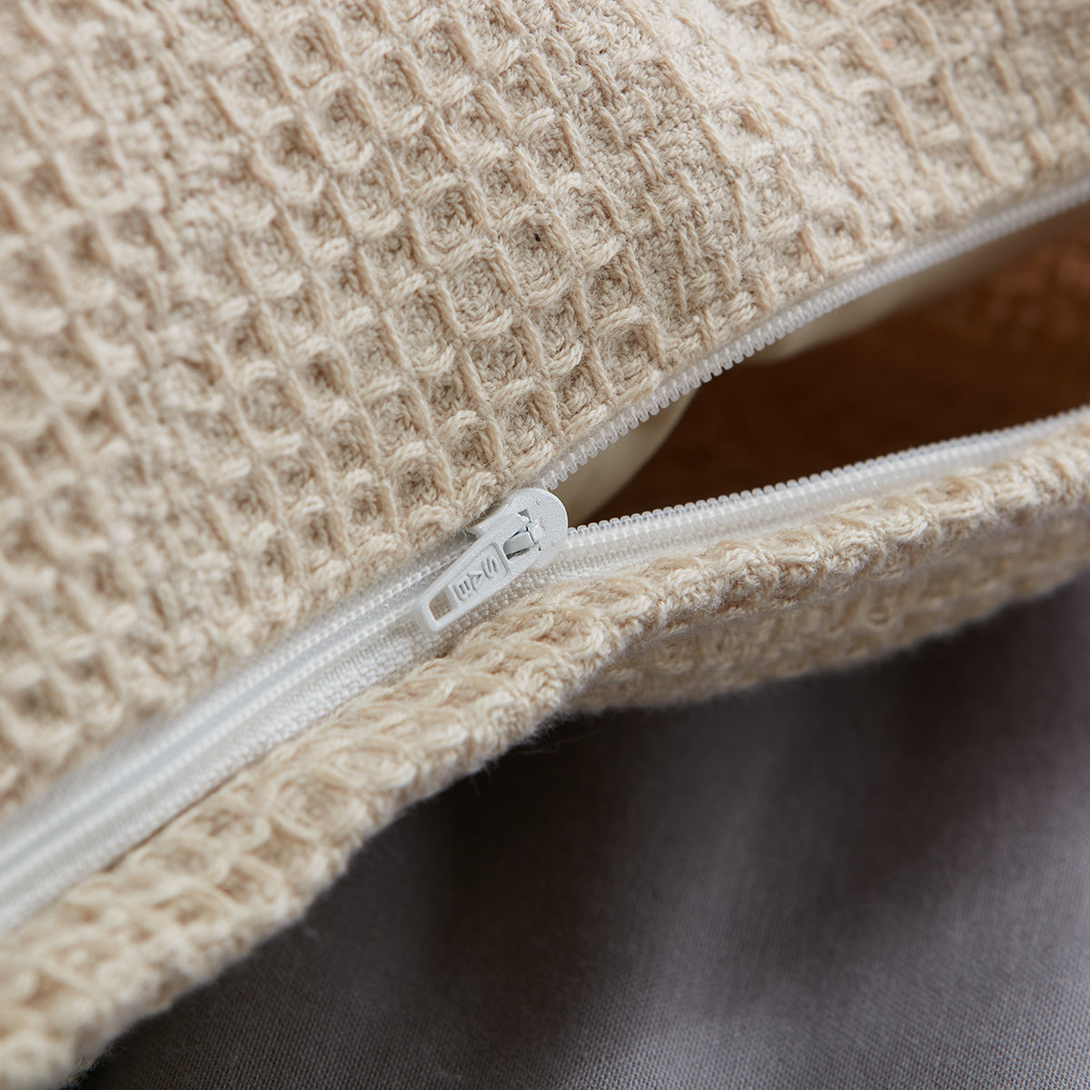 【家居】大靠墊套 華夫格