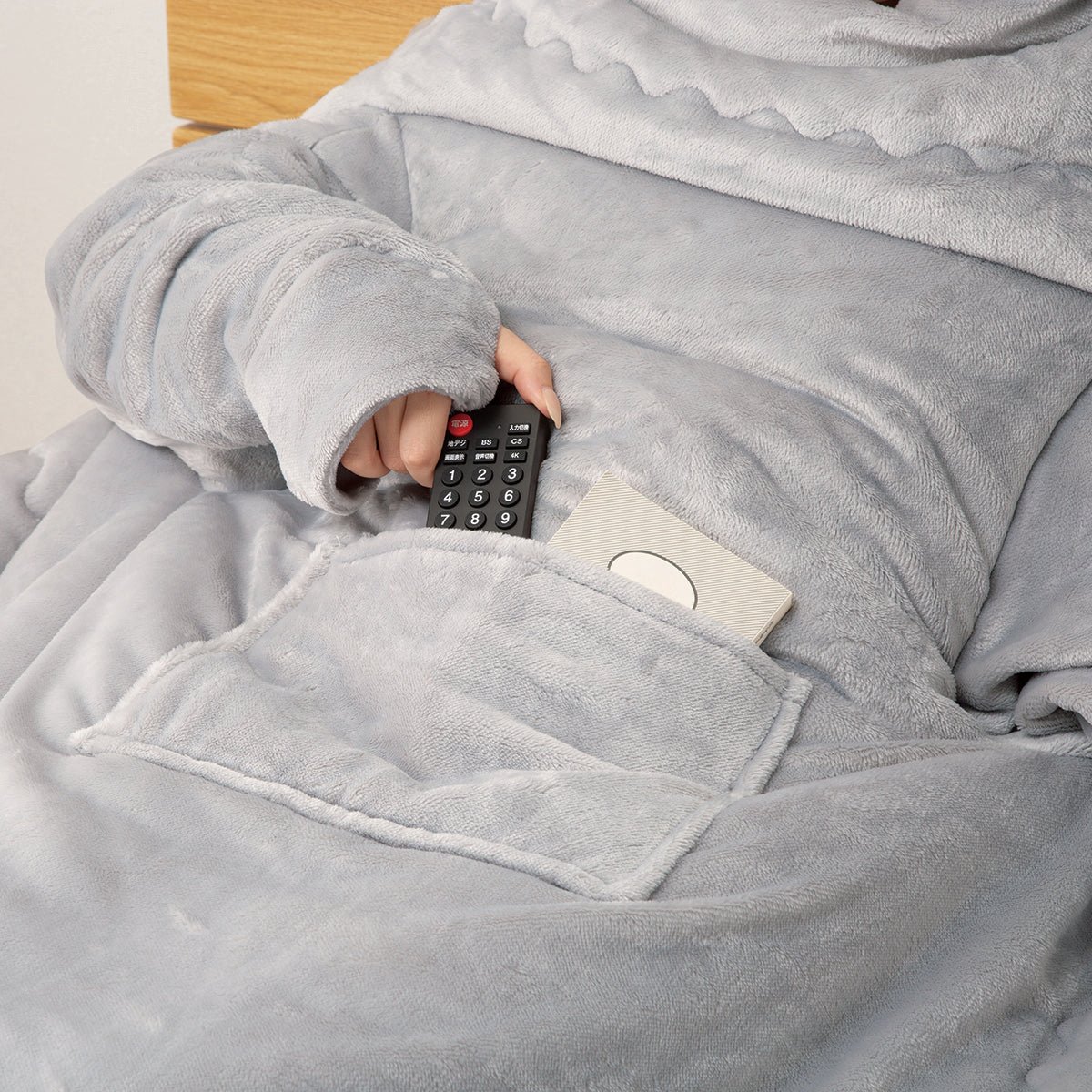 【家居】連袖手機毛氈 超吸濕發熱 A2514