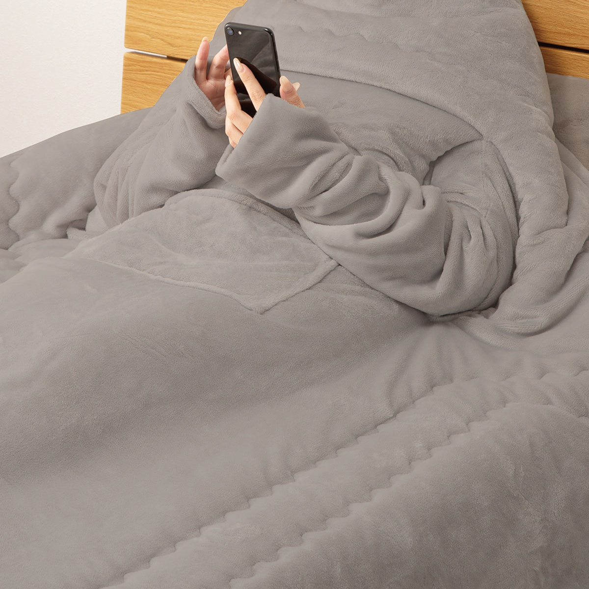 【家居】連袖手機毛氈 超吸濕發熱 A2514