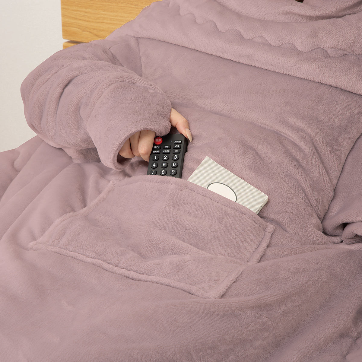 【家居】連袖手機毛氈 超吸濕發熱 A2514