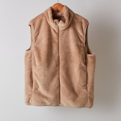 【家居】男女士 仿羊駝絨 馬甲