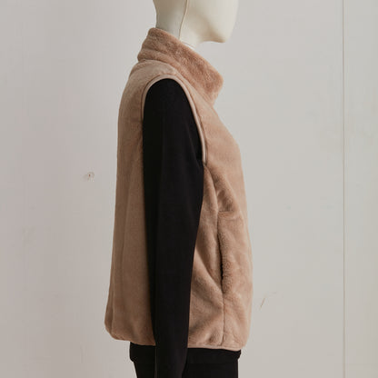 【家居】男女士 仿羊駝絨 馬甲