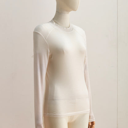 【家居】羊毛混打底 立領 WH