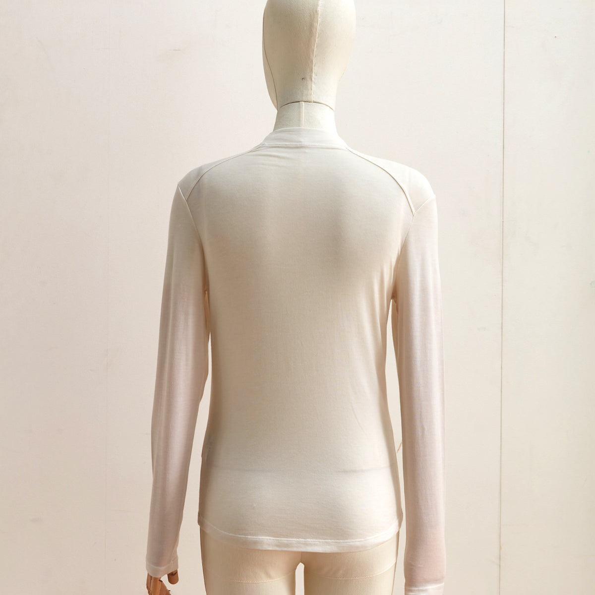 【家居】羊毛混打底 立領 WH