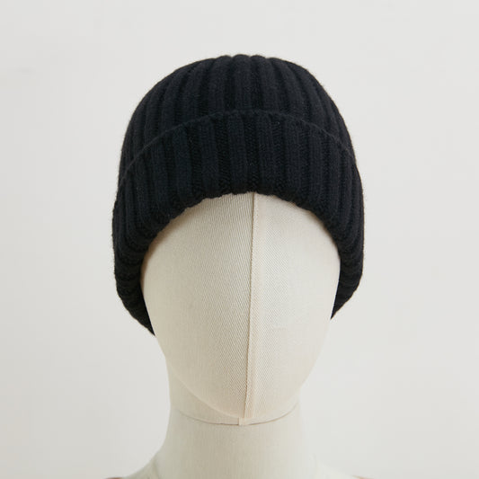 【家居】羊毛保暖帽 黑色