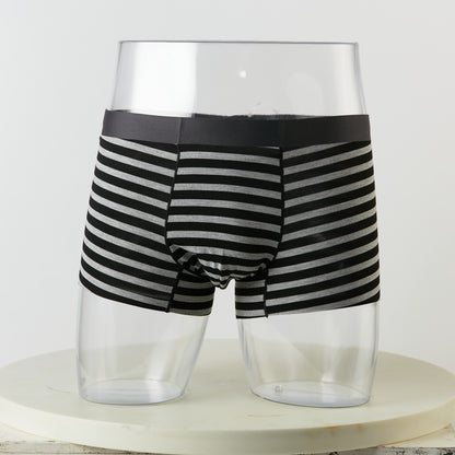 【家居】男士内褲 莫代爾橫條BK