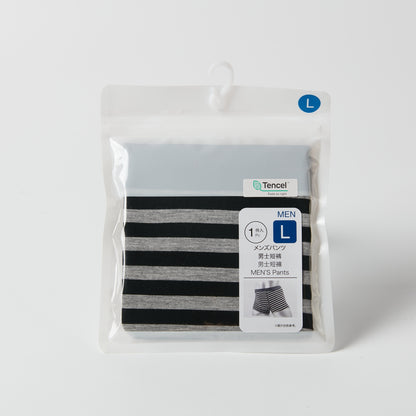 【家居】男士内褲 莫代爾橫條BK