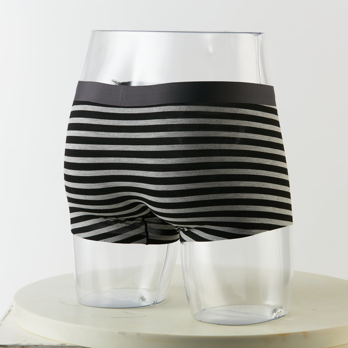 【家居】男士内褲 莫代爾橫條BK