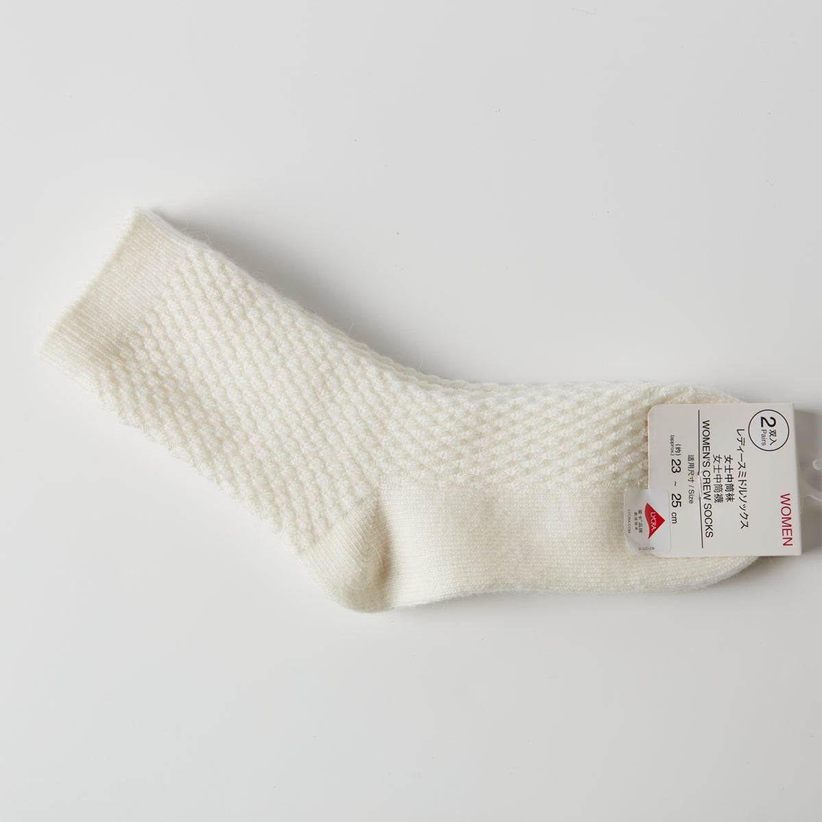 【家居】女士中筒保暖襪 兩雙