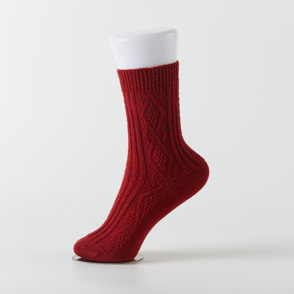 【家居】女士中筒羊毛混襪 兩雙