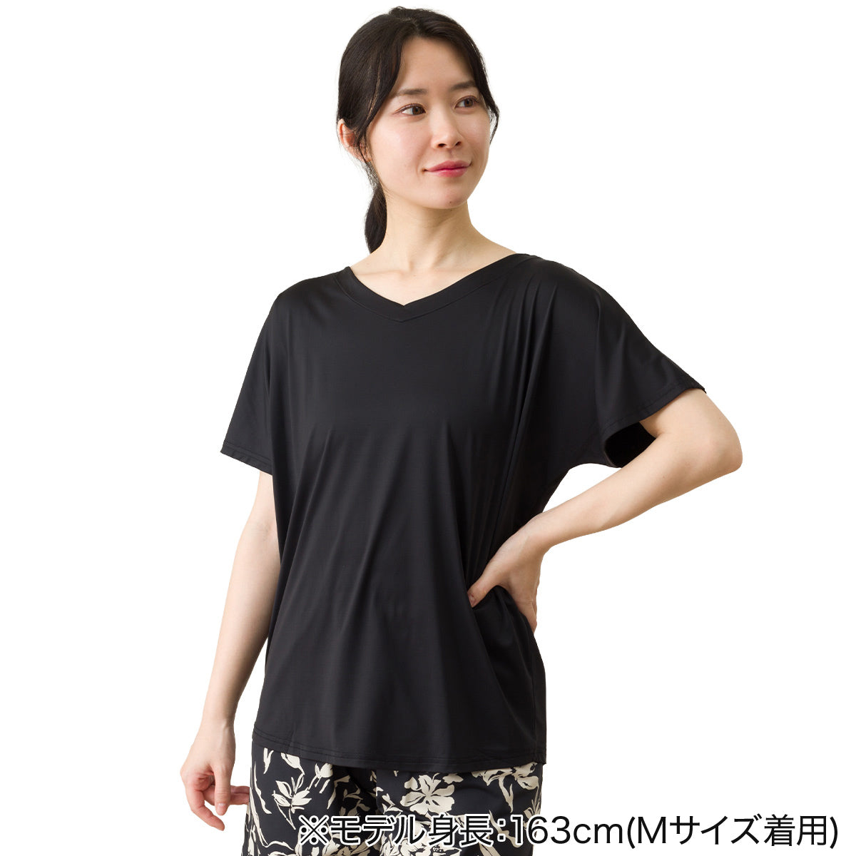 【家居】女士 強冷感蝙蝠袖T恤