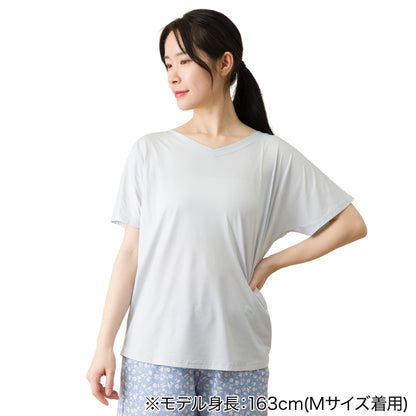 【家居】女士 強冷感蝙蝠袖T恤