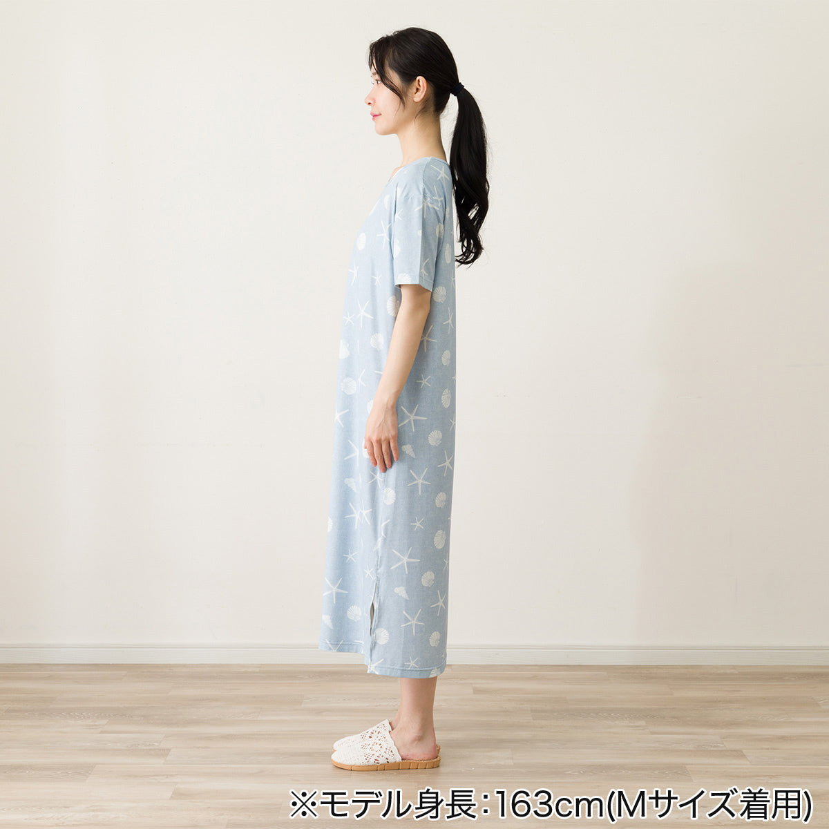 【家居】女士 冷感寬鬆居家連衣裙