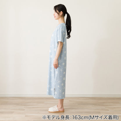 【家居】女士 冷感寬鬆居家連衣裙