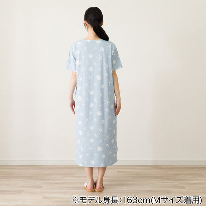 【家居】女士 冷感寬鬆居家連衣裙