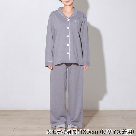 【家居】女士翻領睡衣套裝