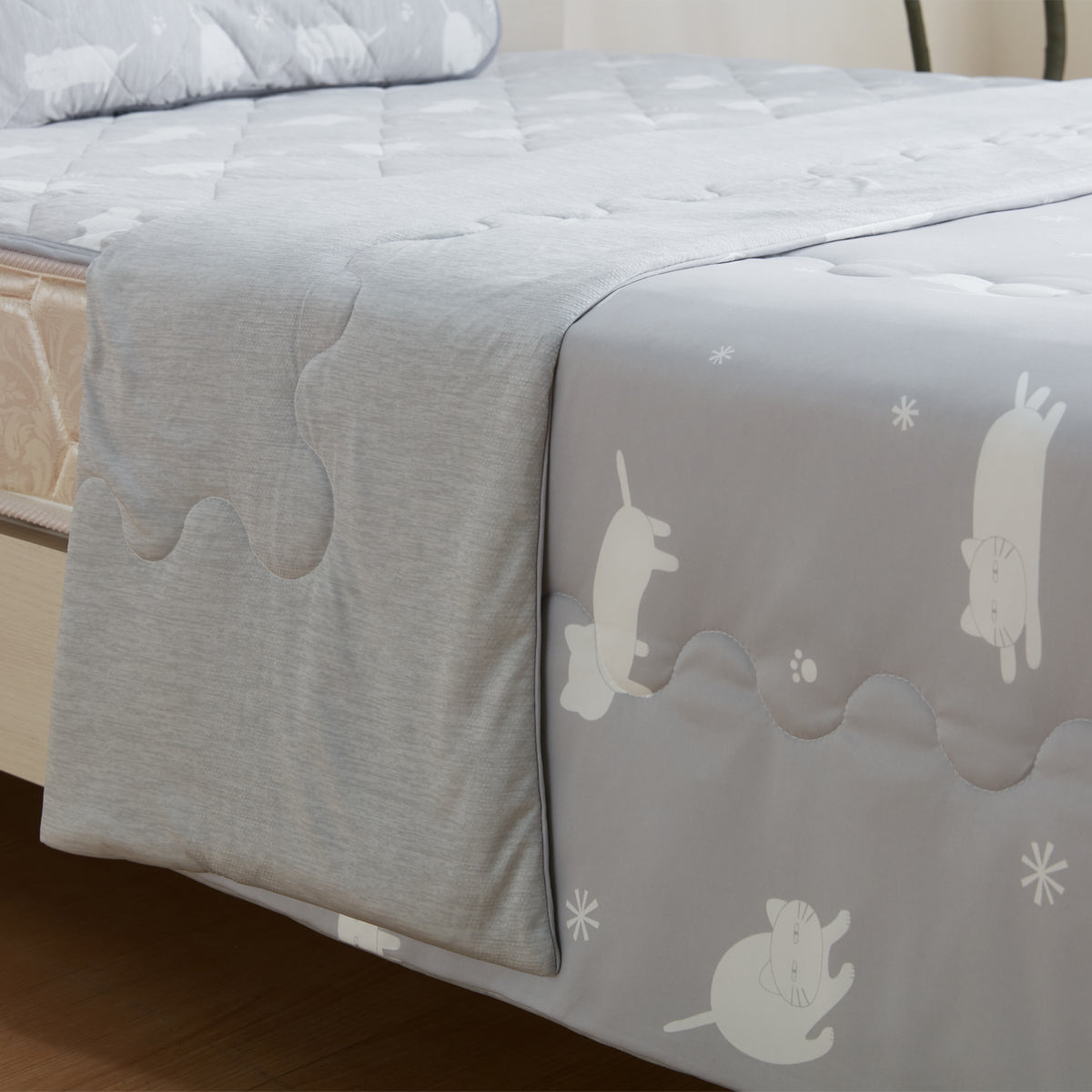 【家居】強冷感 S26 貓咪系列 床墊/枕墊/薄被/毛巾被