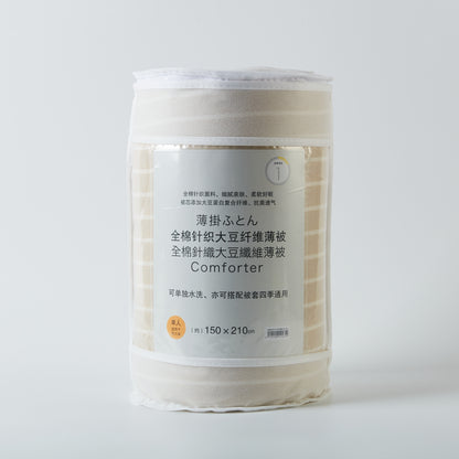 【家居】全棉針織大豆纖維薄被