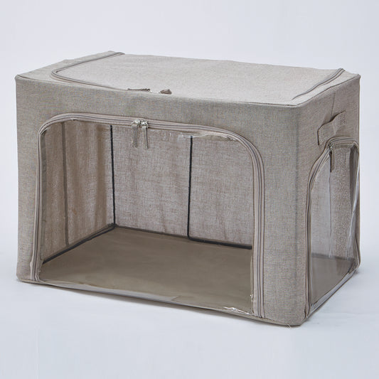 【家居】可摺疊衣服用視窗收納箱5035